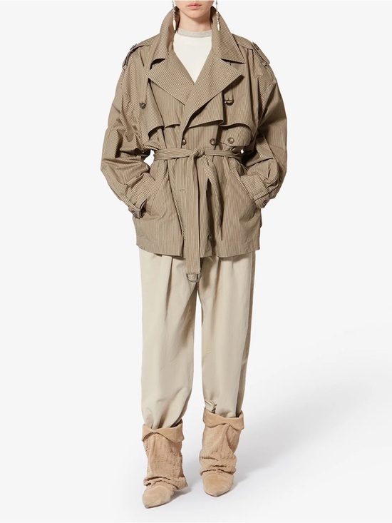 Isabel Marant Jackets & Blazers - NWT Isabel Marant Etoile Claya Jacket Trench Coat Beige Khaki 38 US 6 Medium